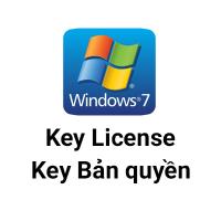 Key Windows 7 PRO 32/64 BIT bản quyền vĩnh viễn