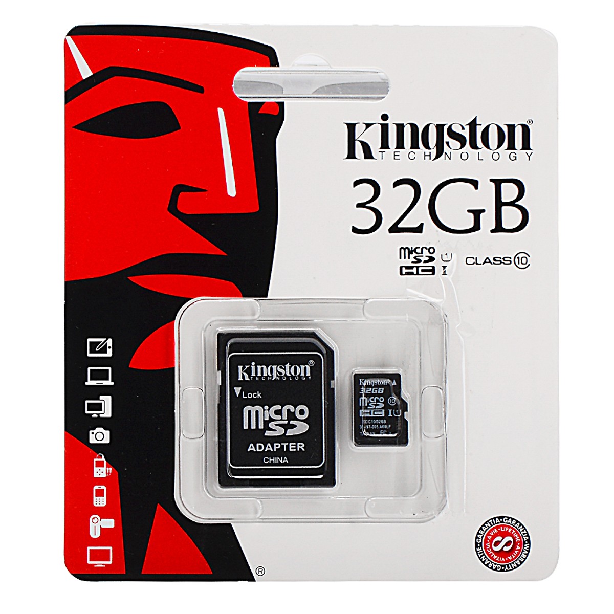Thẻ nhớ Micro-SD 32G Kingston  Class 10