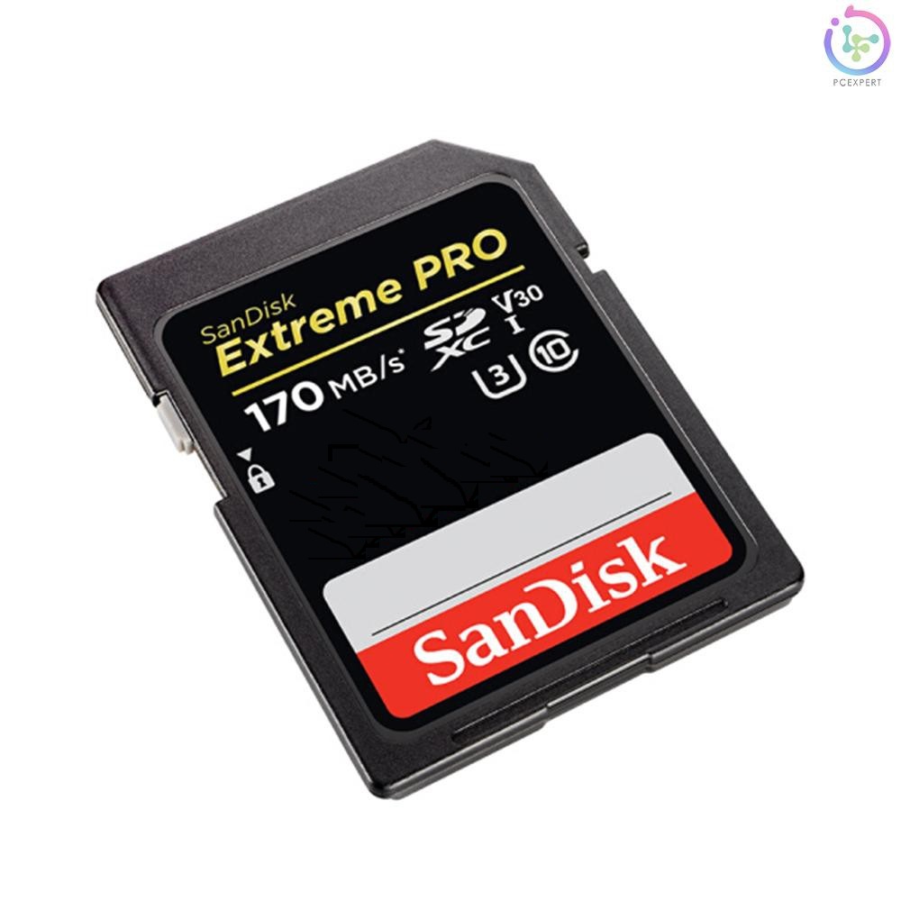32G Thẻ nhớ SD SanDisk SDHC Extreme Pro, 95MB/s R, Kích thước: 24 mm x 32 mm x 2.1 mm